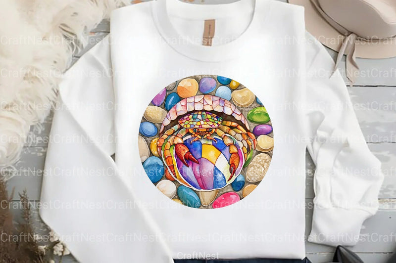 Round Stained Glass Summer Animals Clipart Bundle - CraftNest - Digital Crafting and Art