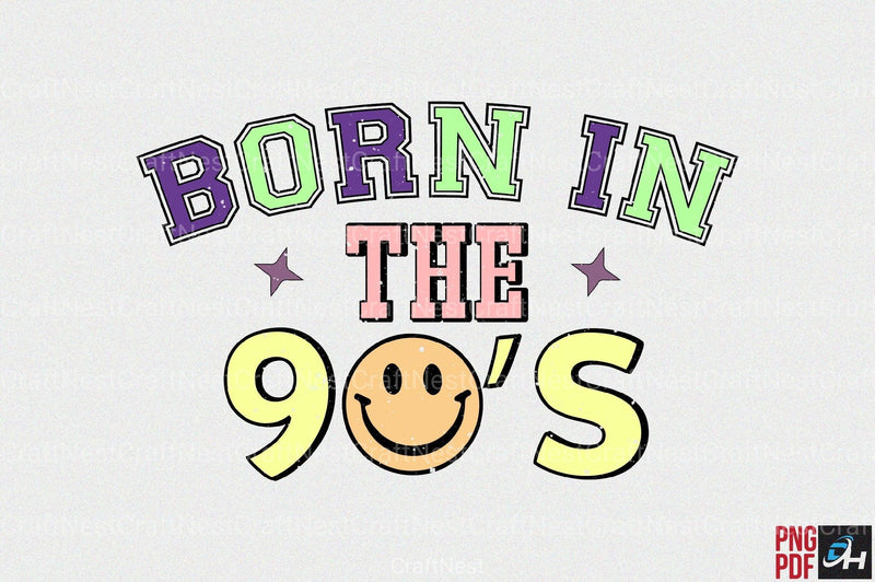 90s Retro Clipart Bundle - CraftNest - Digital Crafting and Art