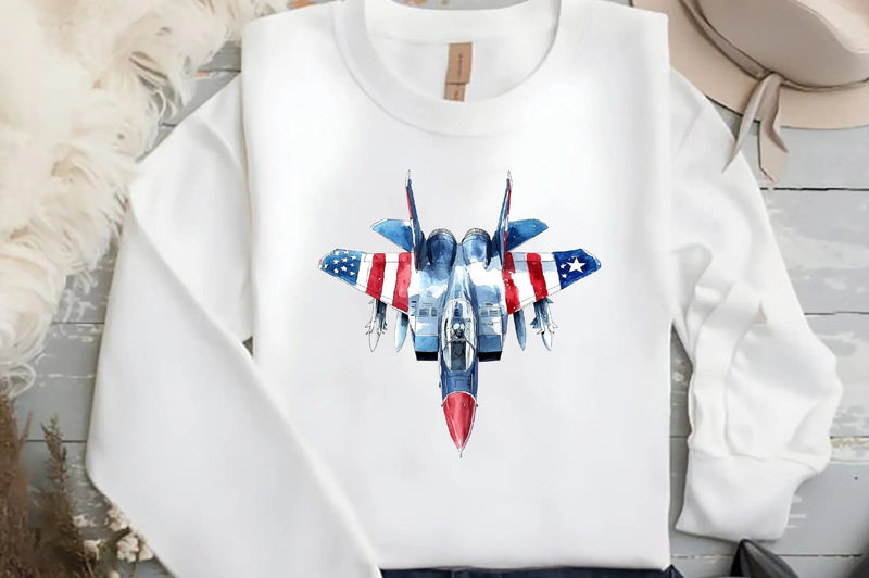 Jet Planes 4th of July Clipart Bundle - CraftNest - Digital Crafting and Art
