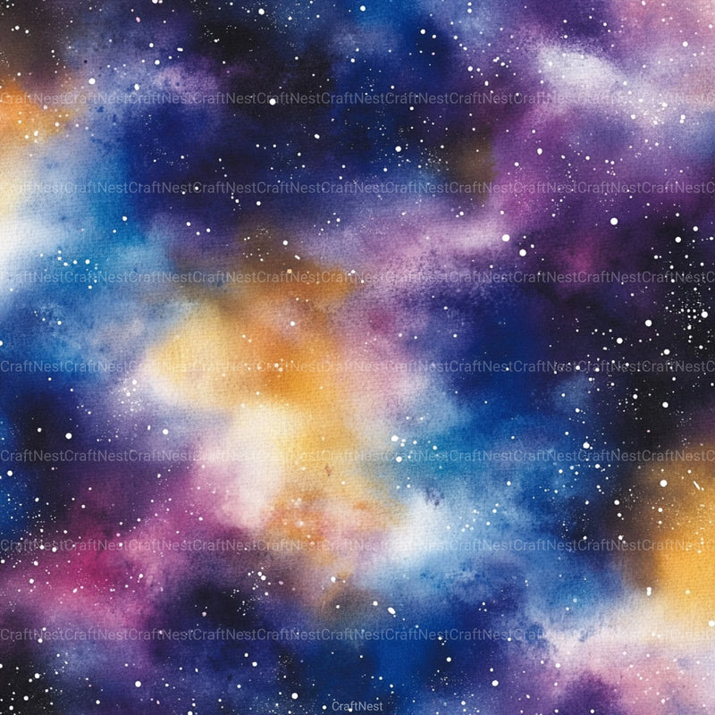 Cosmic Nebula Digital Papers - CraftNest - Digital Crafting and Art