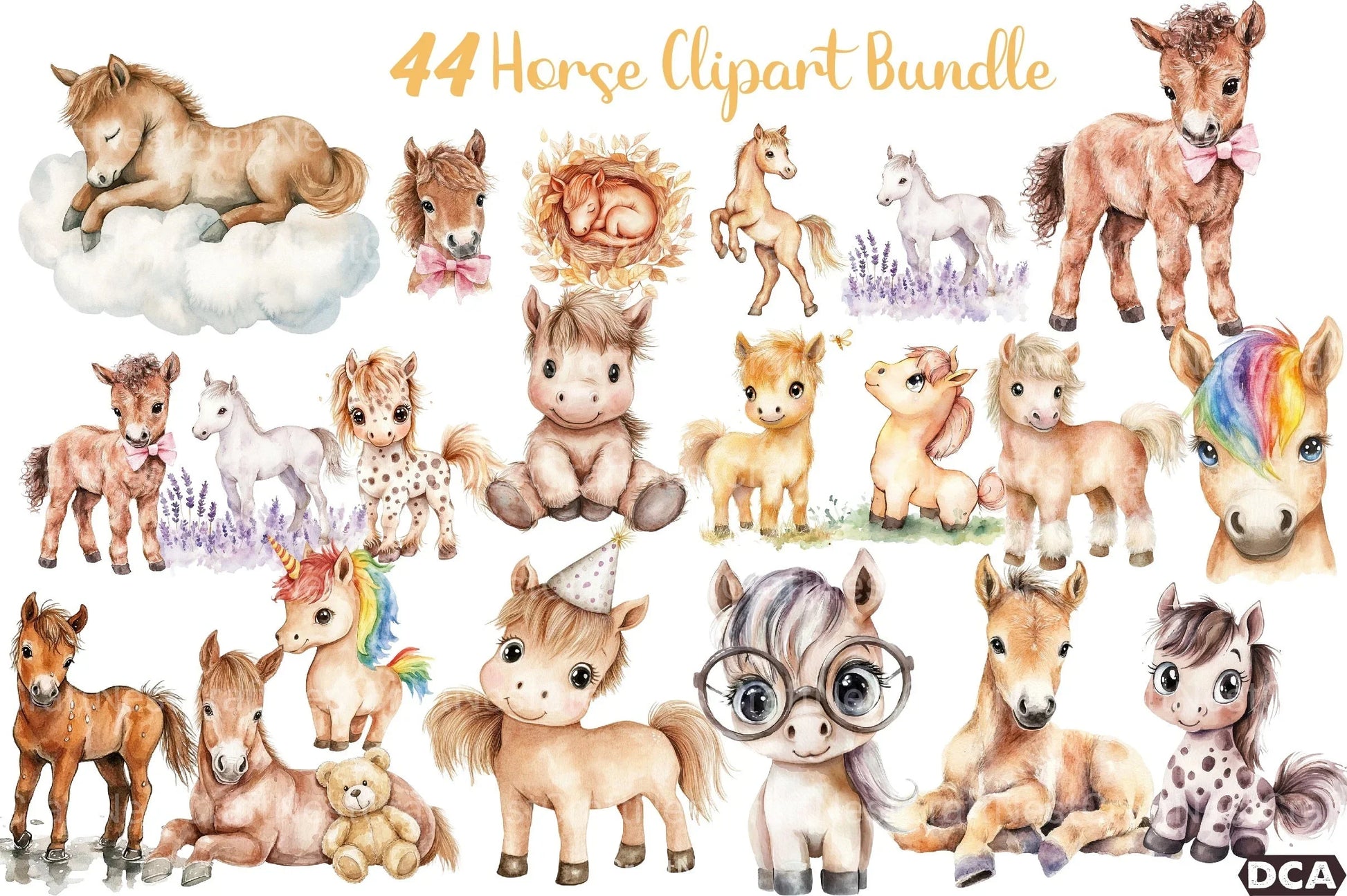 Premium Horse Clipart Bundle - CraftNest - Digital Crafting and Art