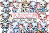 Cute Baby Elephant Clipart Bundle
