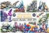 Rock Borders Clipart Bundle