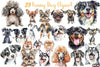 Funny Dog Clipart Bundle