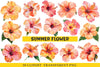 Summer Flower Clipart Bundle