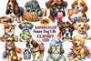 Funny Dog Life Clipart Bundle