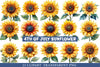 4th Of July Sunflower Clipart Bundle