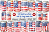 4th of July Beer Can Clipart Bundle