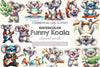 Funny Koala Clipart Bundle