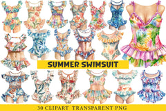 Summer Swimsuit Clipart Bundle - CraftNest - Digital Crafting and Art