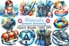 Summer Swimming Clipart Bundle