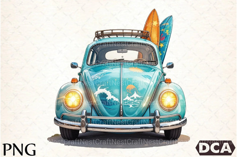 Summer Car Clipart Bundle - CraftNest - Digital Crafting and Art