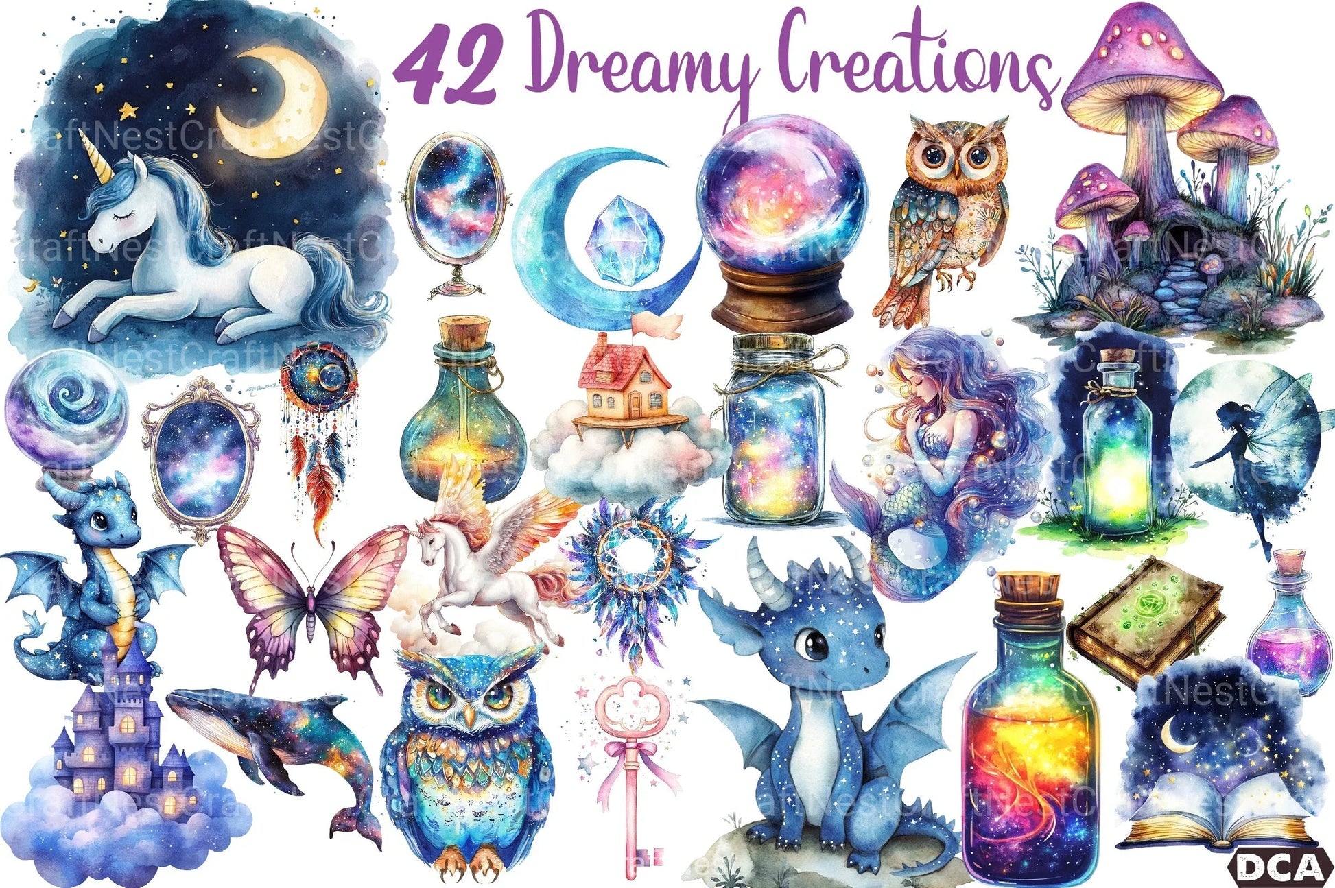 Dreamy Creations Clipart Bundle 2 - CraftNest - Digital Crafting and Art