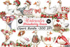 Strawberry Goose Clipart Bundle