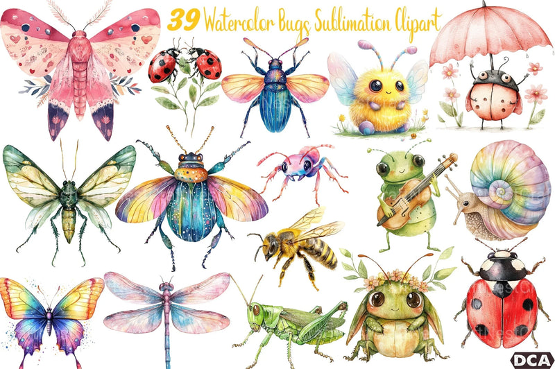 Bugs Clipart Bundle Collection - CraftNest - Digital Crafting and Art
