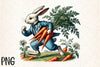 Easter Rabbit & Carrot Clipart Bundle