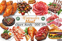 Meat Clipart Bundle - CraftNest - Digital Crafting and Art