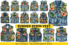 Summer Denim Vest Clipart Bundle