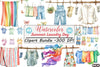 Summer Laundry Day Clipart Bundle