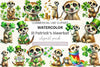 St Patrick's Meerkat Clipart Bundle 3