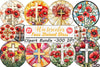 Poppy & Cross Faux Stained Glass Clipart Bundle