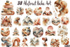 Modern Abstract Boho Art Clipart Bundle
