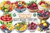 Fruit Bowl Clipart Bundle