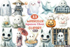 Cute Japanese Ghost Clipart Bundle