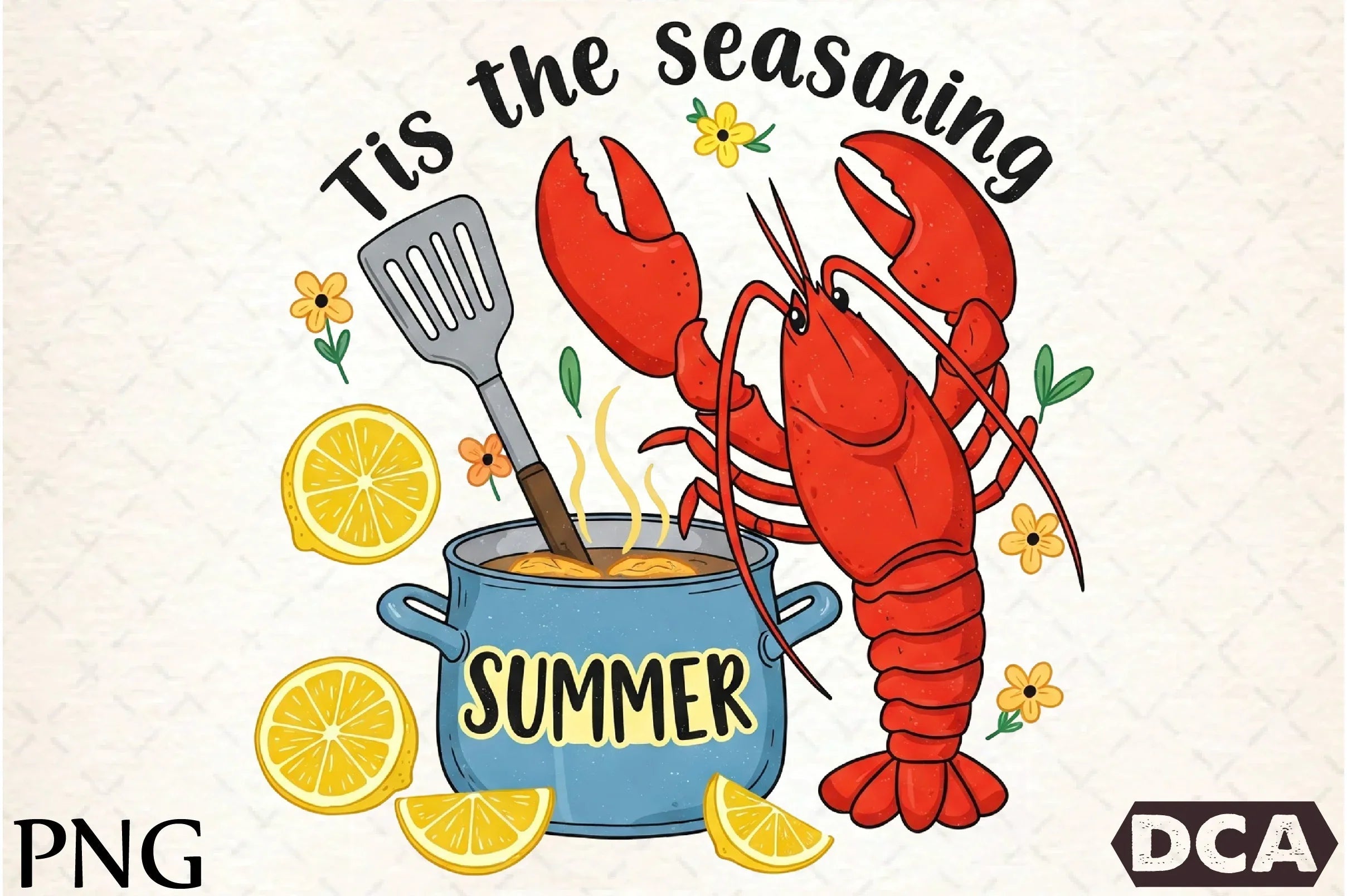 Summer Lobster T-Shirt Design Clipart Bundle - CraftNest - Digital Crafting and Art
