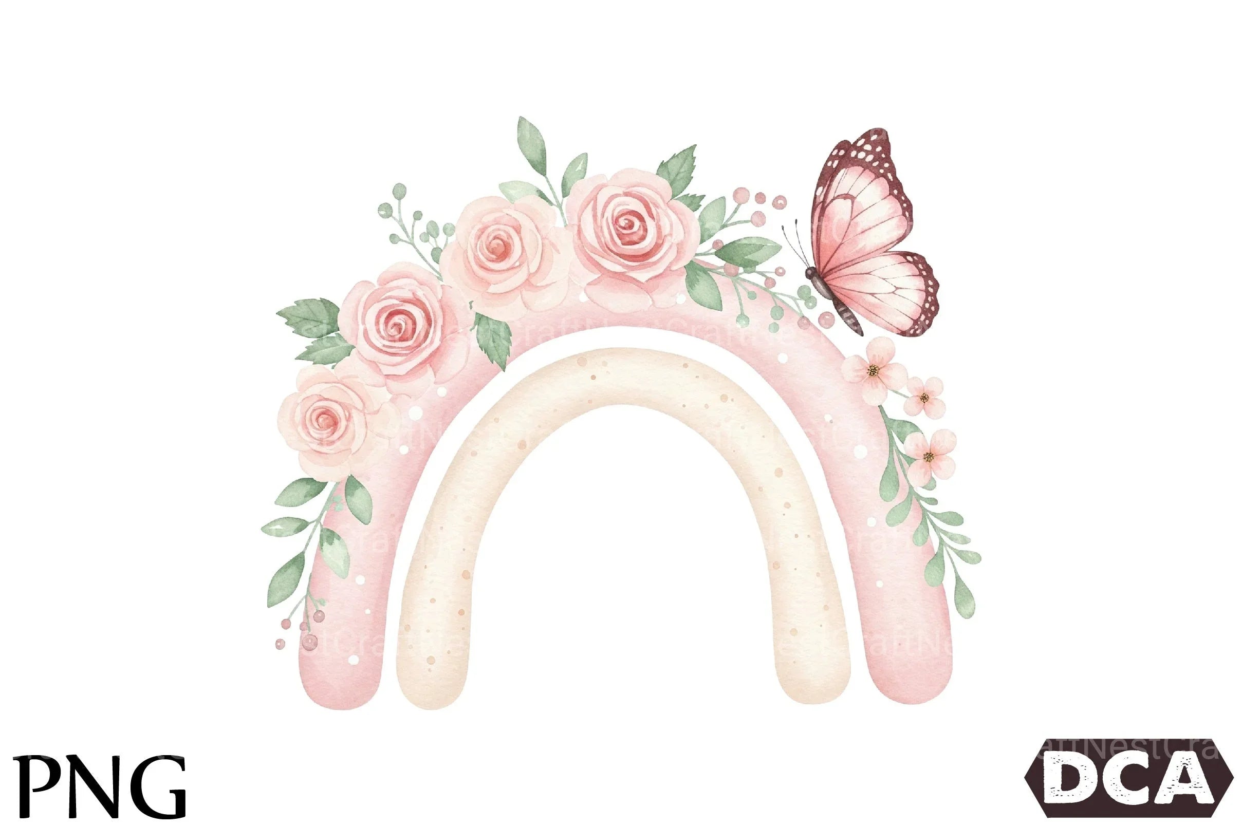 Pastel Rainbow Clipart Bundle - CraftNest - Digital Crafting and Art