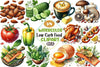 Low Carb Food Clipart Bundle
