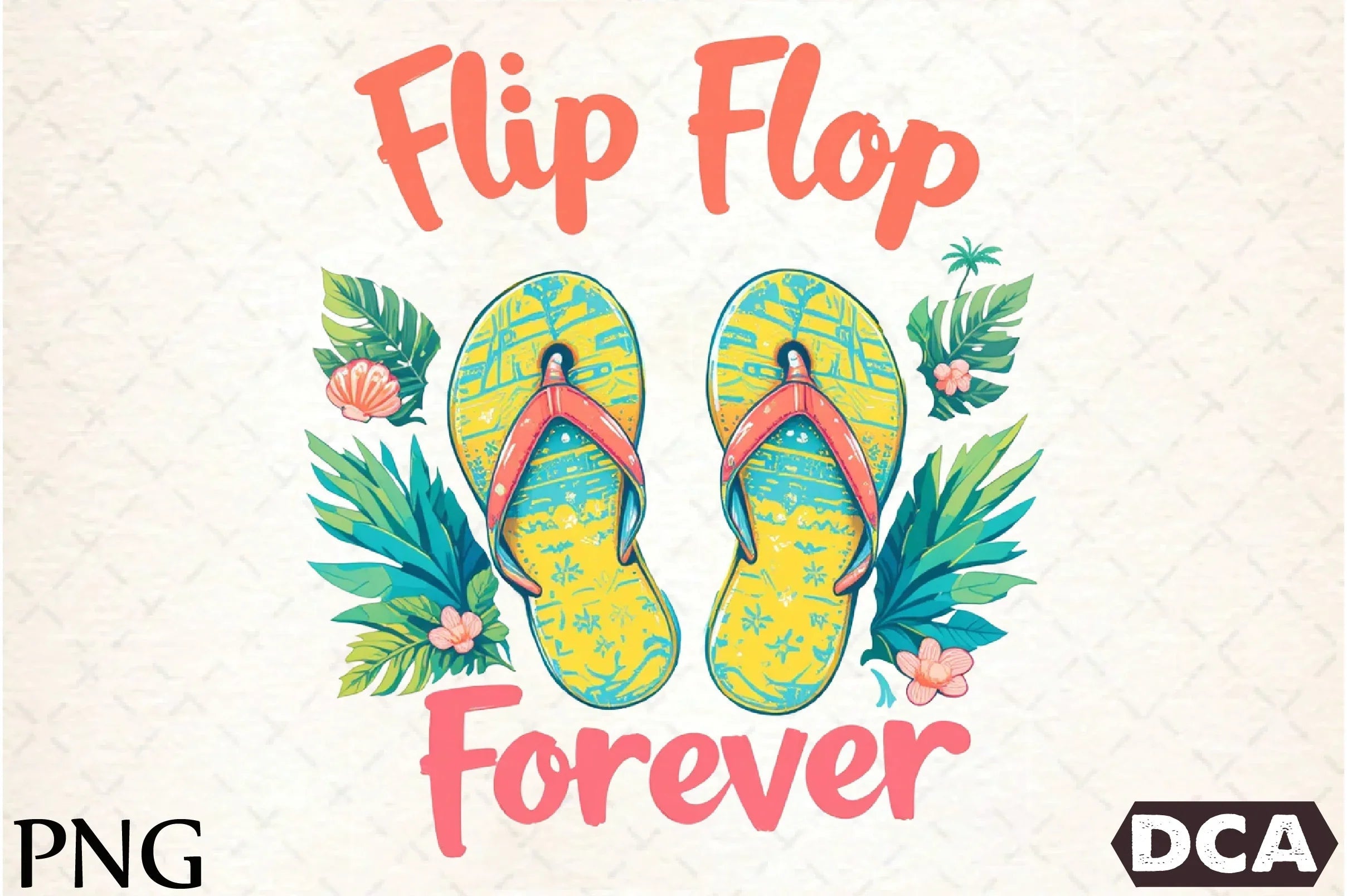 Flip Flop Summer Design Clipart Bundle - CraftNest - Digital Crafting and Art