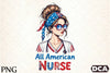 Patriotic 4th of July Nurse Clipart Bundle