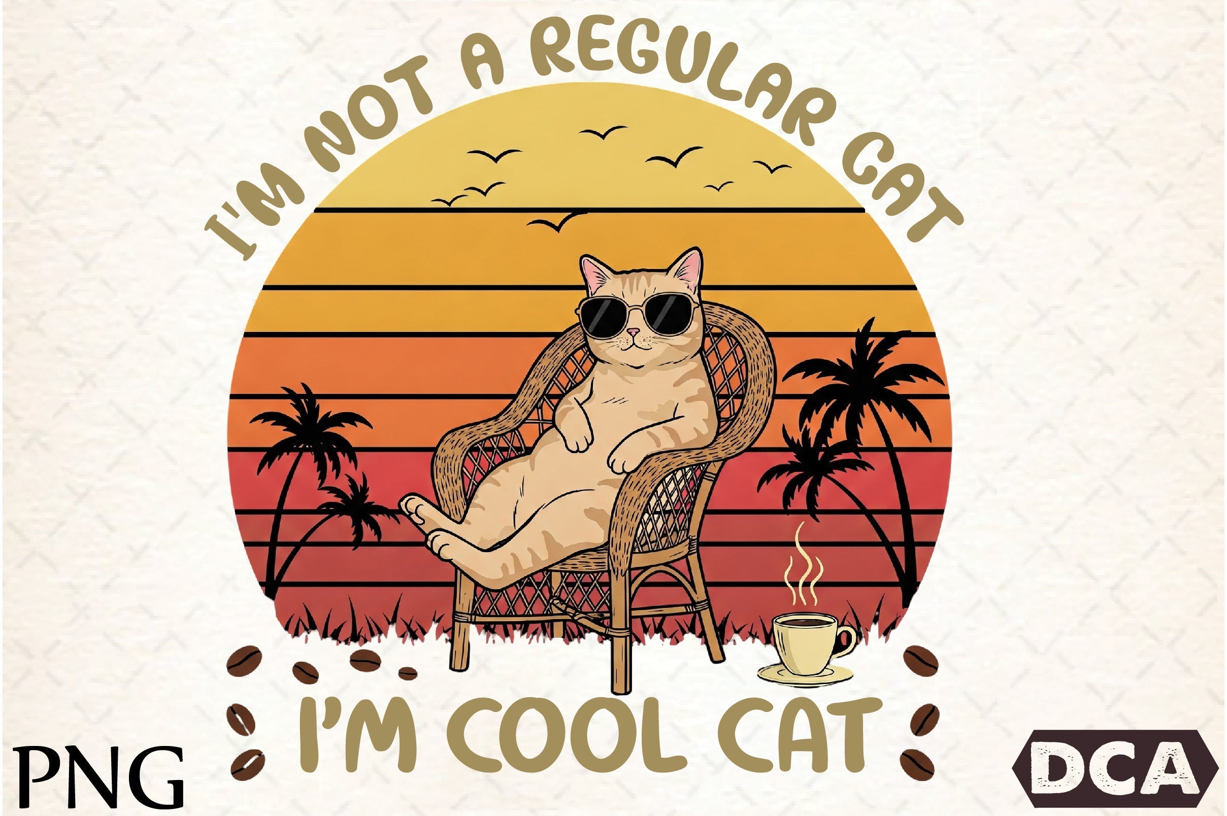 Coffee Cat Clipart Bundle