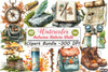 Autumn Nature Walk Clipart Bundle
