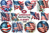 American Flag Clipart Bundle