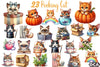 Peeking Cat Breed Clipart Bundle