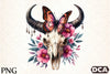 Bull Skull with Horns Clipart Bundle