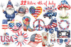 Retro 4th of July Clipart Bundle
