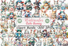 Cute Bunny Clipart Bundle Set