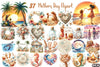 Mother's Day Beach Clipart Bundle