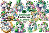 St. Patrick's Day Unicorn Clipart Bundle