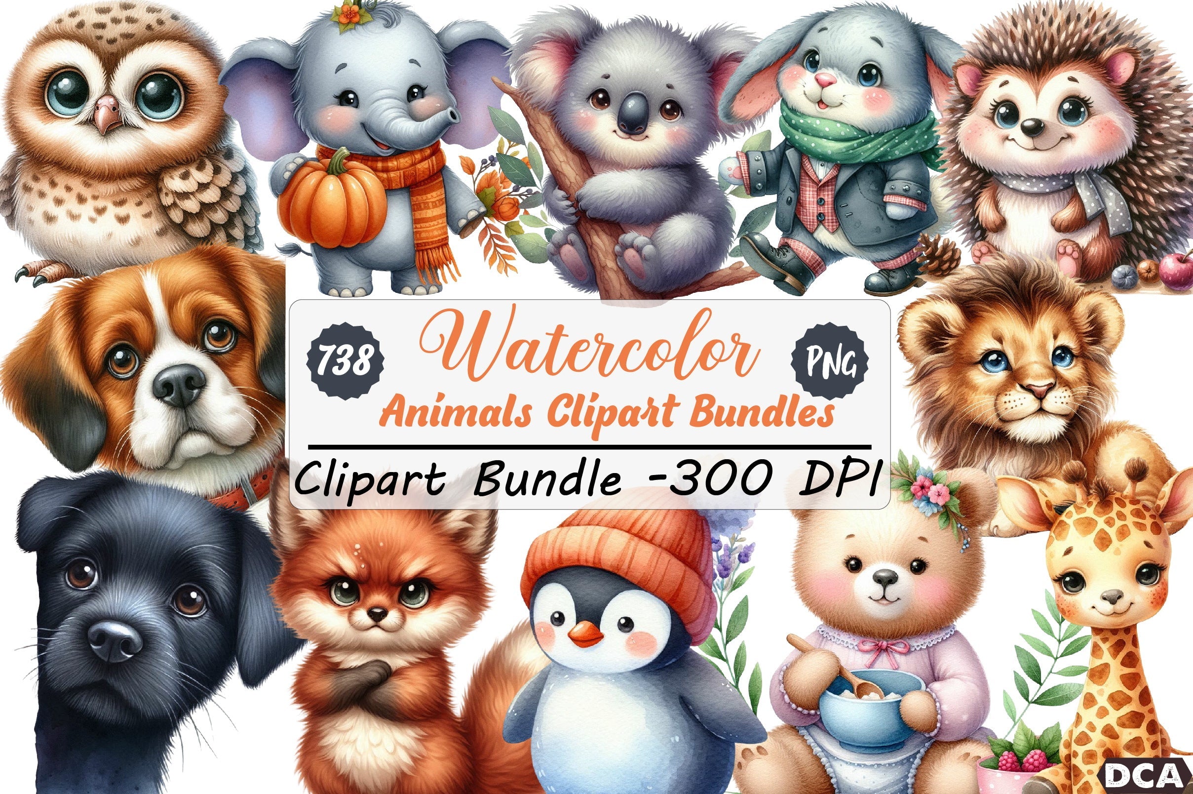 Animal Clipart Bundle