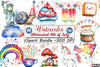Whimsical 4th of July Clipart Bundle