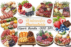 Charcuterie Clipart Bundle - CraftNest - Digital Crafting and Art