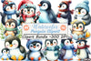 Cute Penguin Clipart Bundle