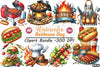 Summer Barbecue Day Clipart Bundle