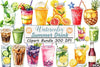 Summer Drink Clipart Bundle