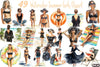 Summer Girls Clipart Bundle