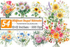 Wildflower Bouquet Clipart Bundle